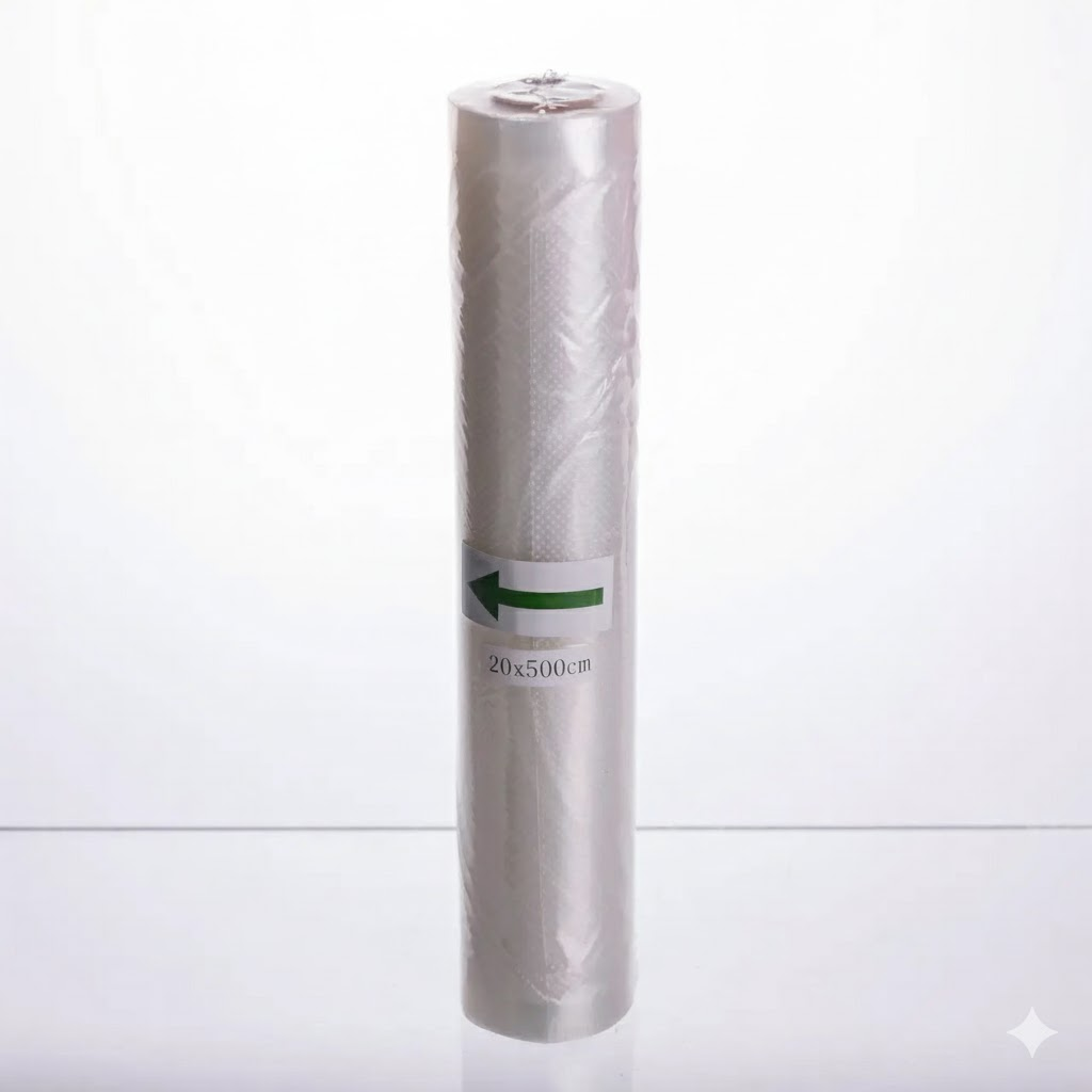 Пакети для вакууматора 20*5.5 см пакети для вакуумування продуктів в рулоні, фото 1