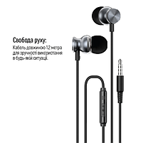 Навушники ColorWay 3.5 mm Wired Earphone UrbanBeat Black, фото 6