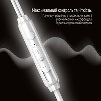 Навушники ColorWay Wired Earphone CW-WD03WT 3,5мм mini-jack білий, фото 3