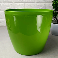 Вазон Магнолія 21см світло-зелений Ламела, фото 2