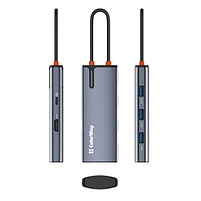 Док-станція 5в1 Type-C ColorWay CW-HUB01 PD Type-C/3*USB 3.0/HDMI 4K, фото 7