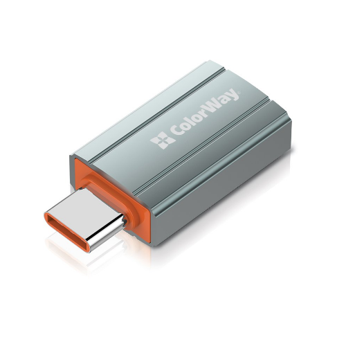 Адаптер USB/Type-C ColorWay CW-AD-AC, фото 1