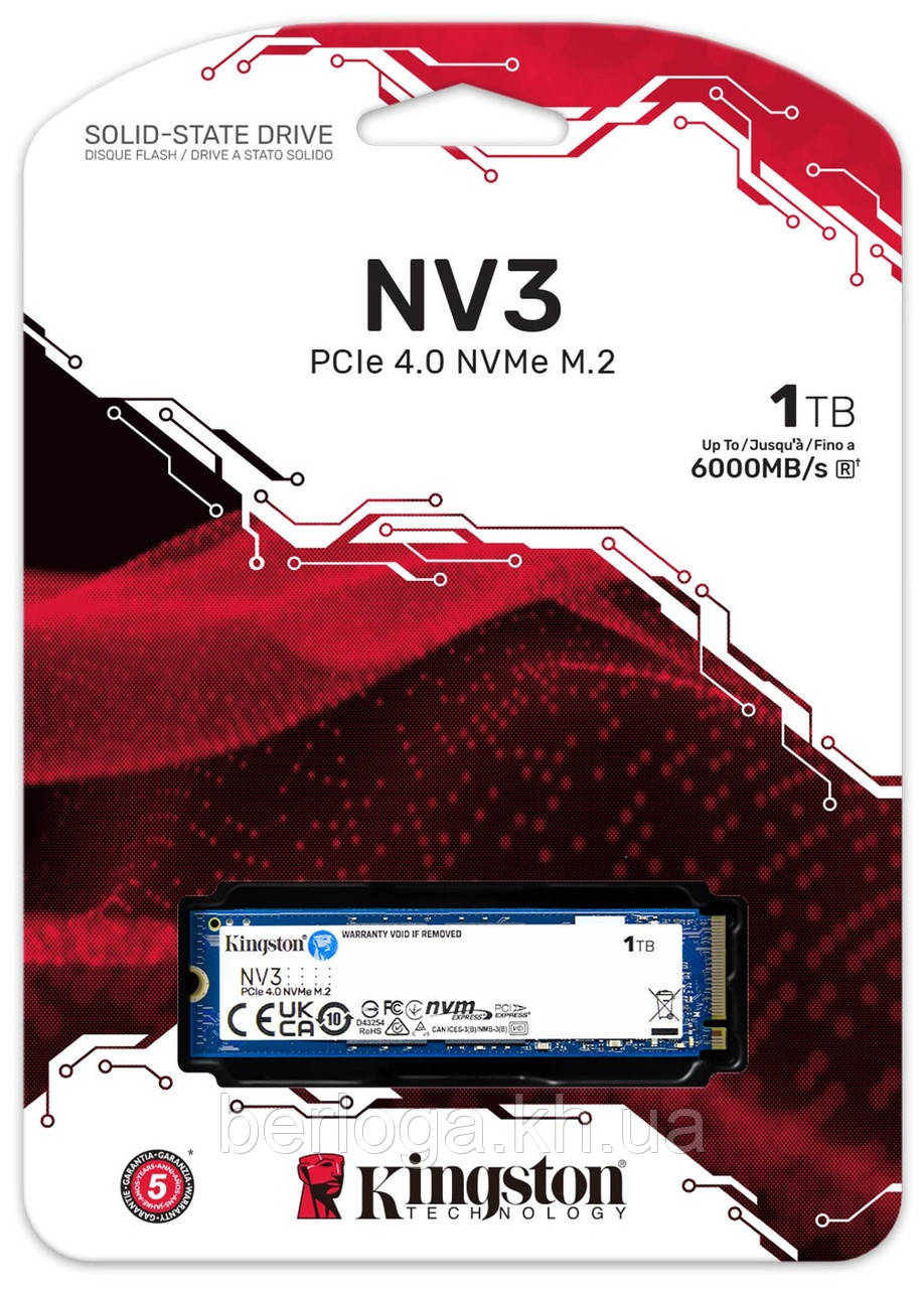 SSD накопичувач Kingston NV3 1 TB (SNV3S/1000G)