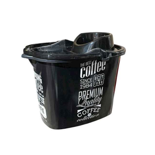 DECOR відро для полу з віджимом 14л (24) (х138 напис на чорному), фото 1