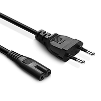 Кабель ColorWay живлення C7, 2 м чорний, фото 2