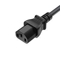 Кабель ColorWay живлення CEE7/7-C13, 1.8 м чорний, фото 5