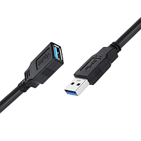 Кабель ColorWay подовжувач USB 3.0 AM / AF 1.8 м чорний, фото 5