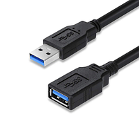 Кабель ColorWay подовжувач USB 3.0 AM / AF 1.8 м чорний, фото 6