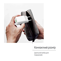 Зарядний пристрій мережевий USB/Type-C + кабель Type-C PD 30W GaN Mini ColorWay, фото 2