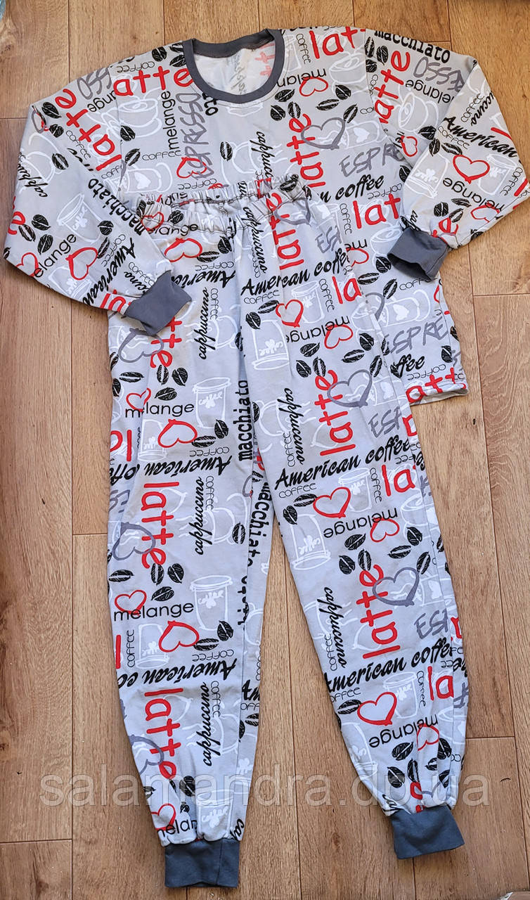 Піжама дитяча, трикотажна без начосу. Бавовна 7/122 р, фото 1