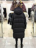 Пуховик жіночий Chanevia 25528 BLACK, фото 4