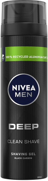 Гель NIVEA для гоління 200 мл Deep Clean Shave, фото 1