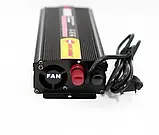 Інвертор PowerOne 1300W із зарядкою 12V220V Перетворювач, фото 4