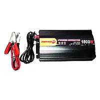 Перетворювач напруги PowerOne Plus 12V-220V 1800W(UPS-1800W) із зарядним пристроєм для акумулятора 20A