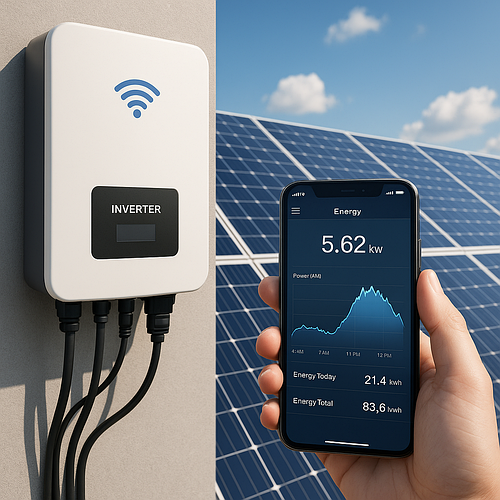 Інвертори з Wi-Fi-моніторингом: контроль енергії у смартфоні