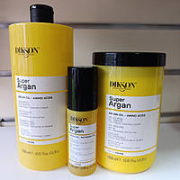 Маска шампунь олія Diksoprime для сухого волосся 1 л/1 л/100 мл Super Argan Mask Shampoo andoil