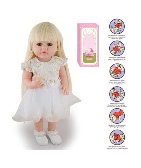 Лялька AFD 8866-53 S (12) висота: 52 см, функціональна, гумова, звуки, прошите волосся, аксесуари, в коробці