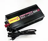 Інвертор PowerOne 800W із зарядкою 12V220V Перетворювач ORG, фото 3
