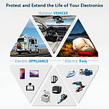 Інвертор 1000W, ЧИСТИЙ СИНУС, перетворювач напруги 12v, фото 10