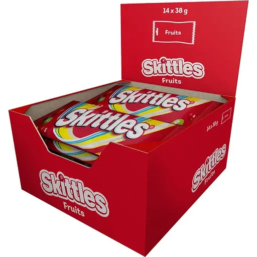 Драже Skittles оригінальні 14 шт x 38 г, фото 1