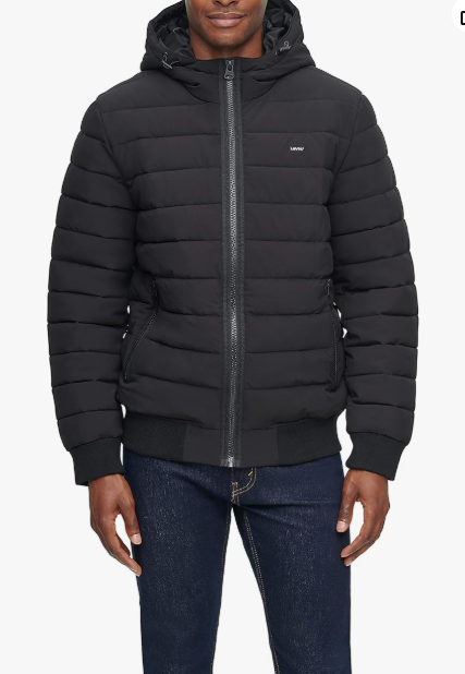 Чоловіча куртка Levi's Bomber Jacket - Black (XXL), фото 1