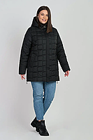 Жіноча демісезонна стьобана куртка Li-27 , розміри 54-70