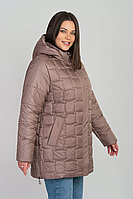 Жіноча демісезонна куртка середньої довжини Li-27