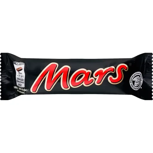 Батончик Mars у молочному шоколаді 51 г, фото 1
