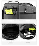 Чоловіча сумка через плече з кількома відділеннями та водовідштовхувальним матеріалом опт, фото 10