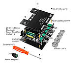 Підсилювач звуку з Bluetooth 5.0,2*50W + 100W сабвуфер AUX ZK-MT21, фото 4