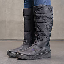 Високі жіночі дутики на хутрі зима -30, фото 4