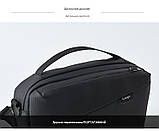 Чоловіча сумка через плече з кількома відділеннями та водовідштовхувальним матеріалом опт, фото 9
