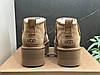 Зимові жіночі UGG Mini Platform XL Ginger beige УГГІ замшеві бежеві на платформі, фото 8