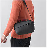 Чоловіча сумка через плече з кількома відділеннями та водовідштовхувальним матеріалом опт, фото 4