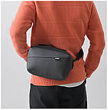 Чоловіча сумка через плече з кількома відділеннями та водовідштовхувальним матеріалом опт, фото 2