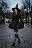 Костюм відьми на Хелловін повний образ 6 предметів, фото 3