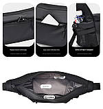 Чоловіча сумка через плече з кількома відділеннями та водовідштовхувальним матеріалом опт, фото 10