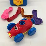 Аеромобіль машинка з кулькою Aerodynamics Reaction FORCE Principle / Розвиваюча іграшка машина з насосом, фото 2