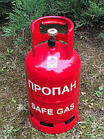 Металевий газовий балон Safegas 12.3 л ( виробництво Польща)