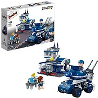 Конструктор 6253 BanBao 2 в 1 Поліцейська база Iron Fury / Блок-пост, 359 деталей