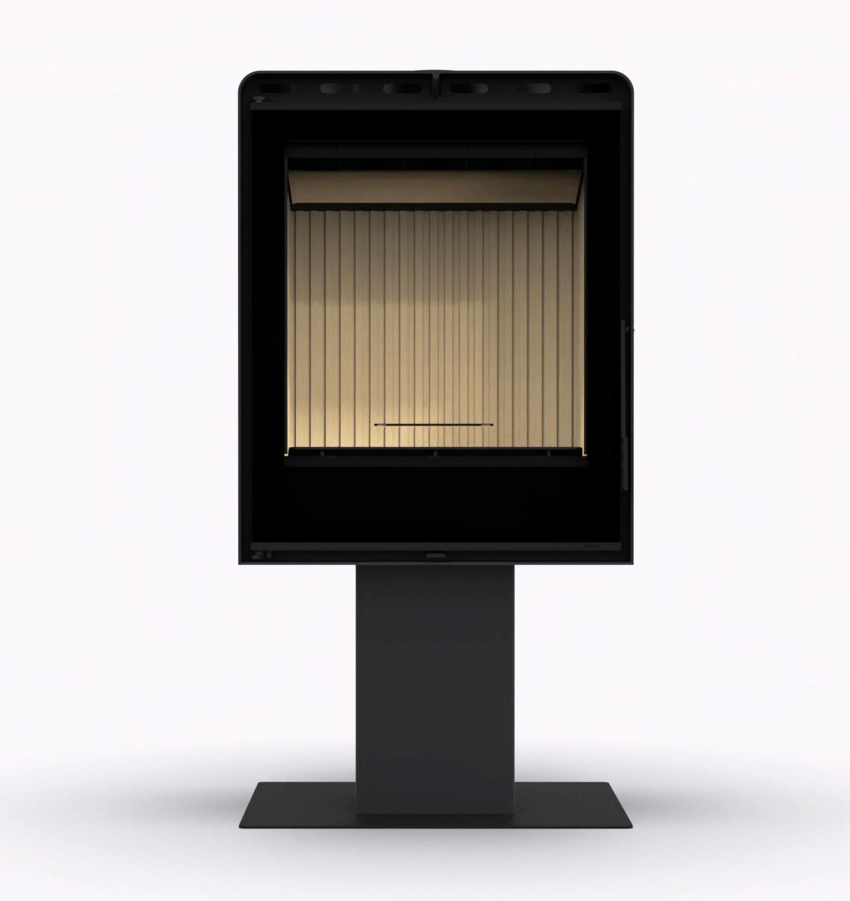 Піч сталева M-Fire Santorini з дровником (12kW), фото 1