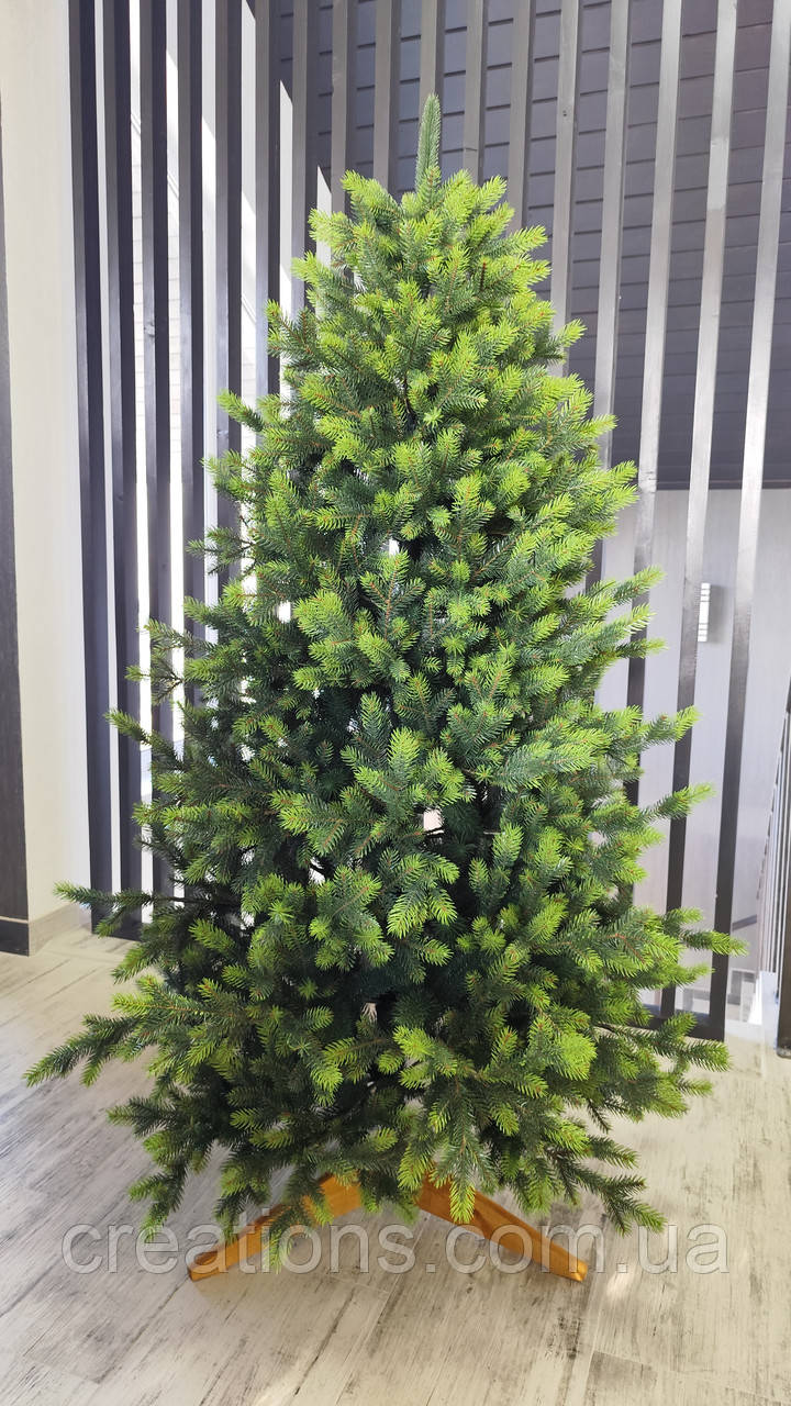 Штучна ялинка лита "Баварська" зелена 2.1 м, фото 1
