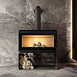 Піч сталева M-Fire Rodos з дровником (15kW), фото 3