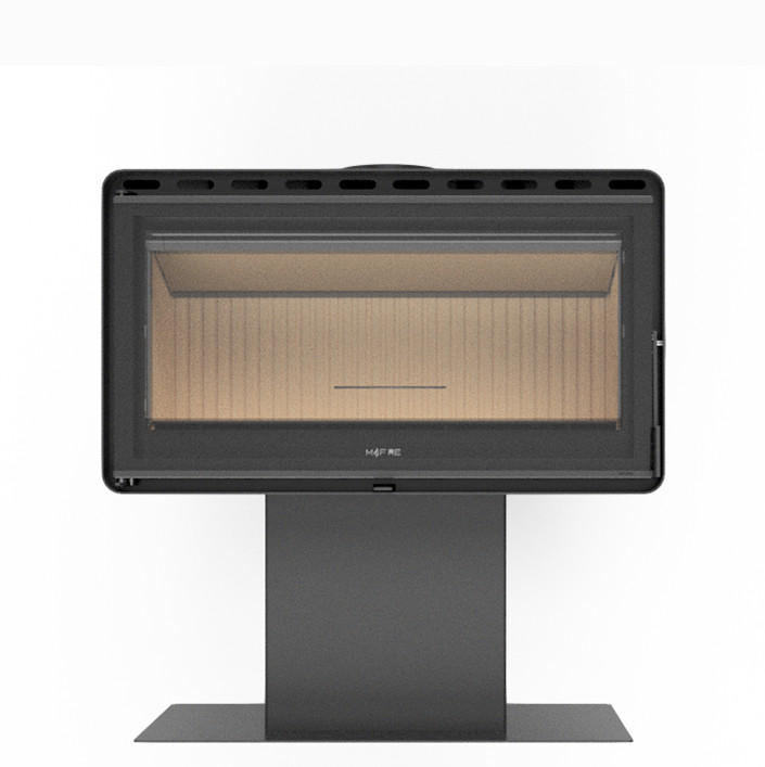 Піч сталева M-Fire Rodos з дровником (15kW), фото 1