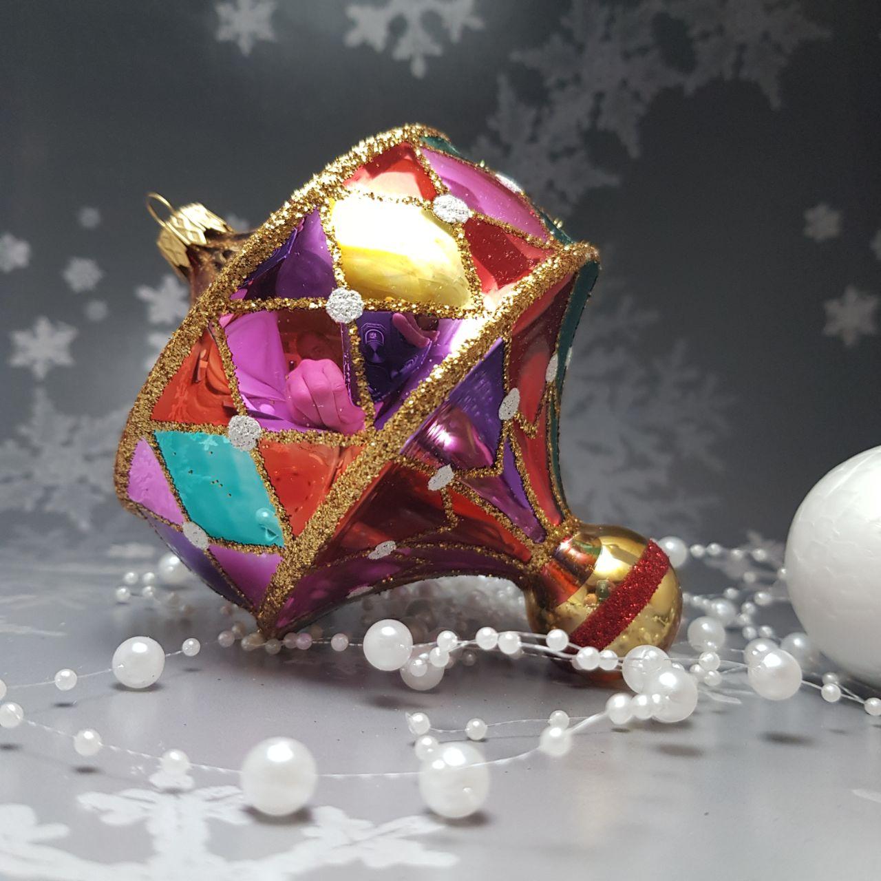 Скляна ялинкова іграшка Карусель Snegka Poland