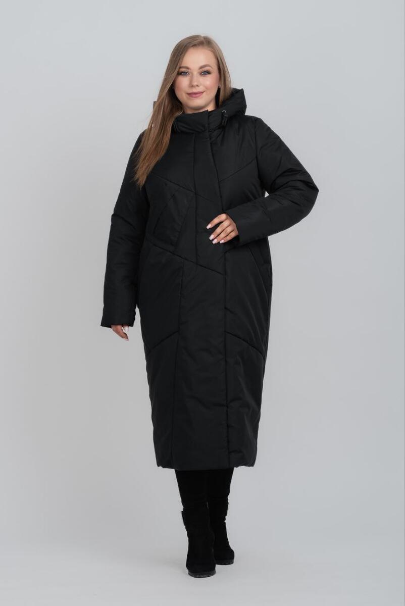 Жіноче зимове пальто великих розмірів М-1068, розміри 48-64