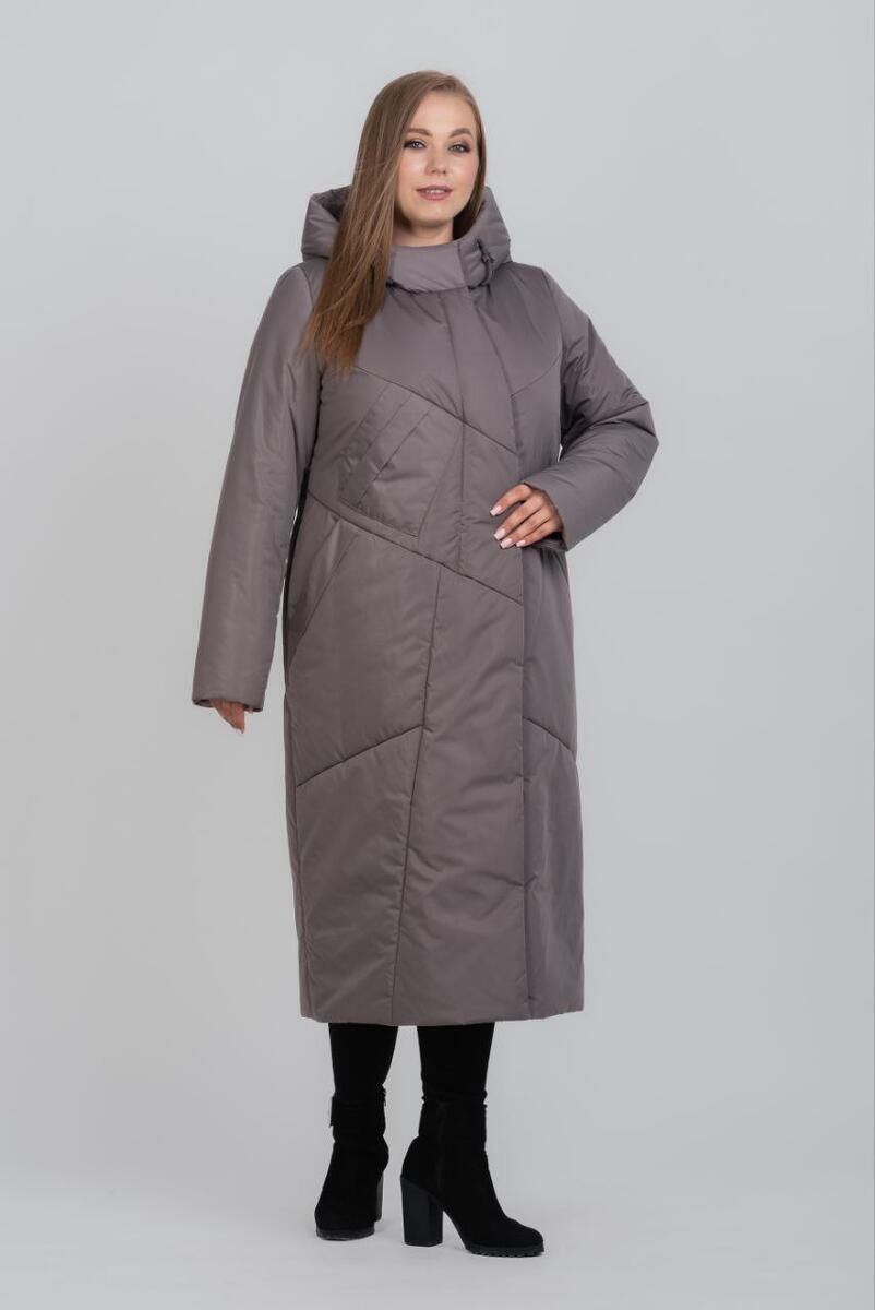 Жіноче зимове пальто великих розмірів М-1068, розміри 48-64