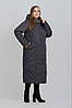 Жіноче зимове пальто великих розмірів М-1068, розміри 48-64, фото 6