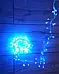 Гірлянда світлодіодна новорічна мішура гілочки на котушці 1500 LED 50 м блакитний прозорий дріт від мережі AND 56-1 Jw, фото 4