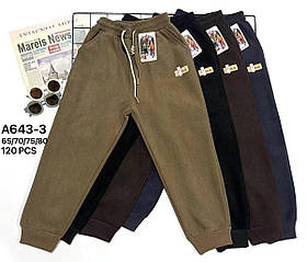 Штани теплі "Золото" для хлопчиків р.65/80; Гурт. Китай